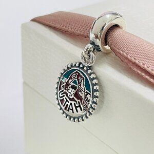 Pandora Utah Exclusive Dangle Charm S925 Sterling Silver Jewelry with box